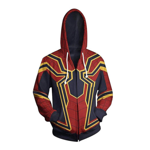 Marvel Spider Man Hoodie Jacket Sweatshirt