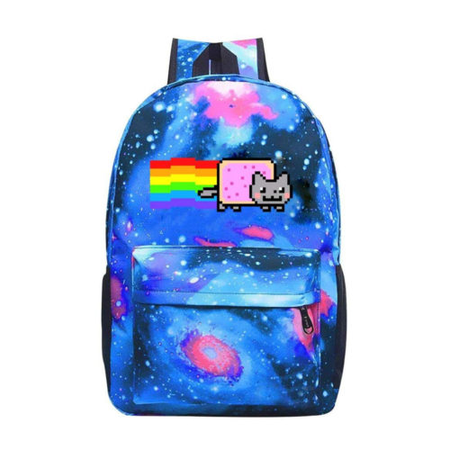 Nyan Cat Rainbow Galaxy Backpack