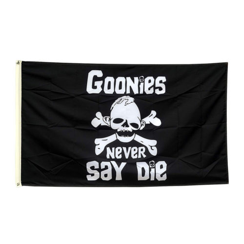 Goonies Pirate Flag "Never Say Die"