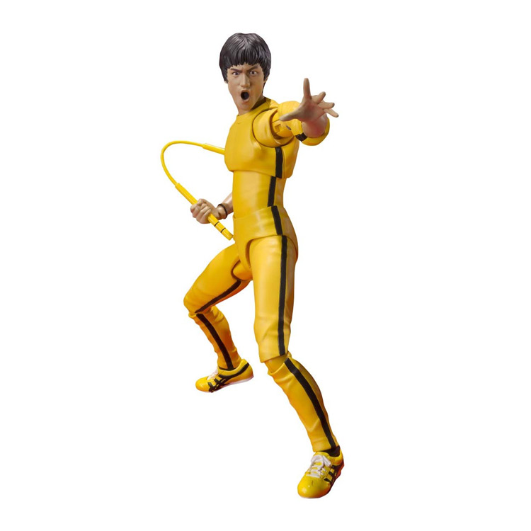 Bruce Lee Yellow Track Suit Action Figure by Bandai