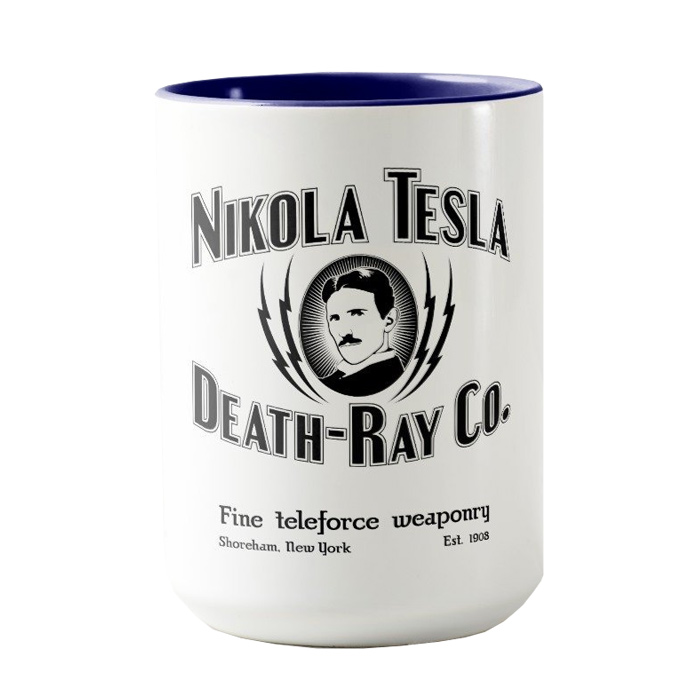 Nikola Tesla Death-ray Co. Travel Mug