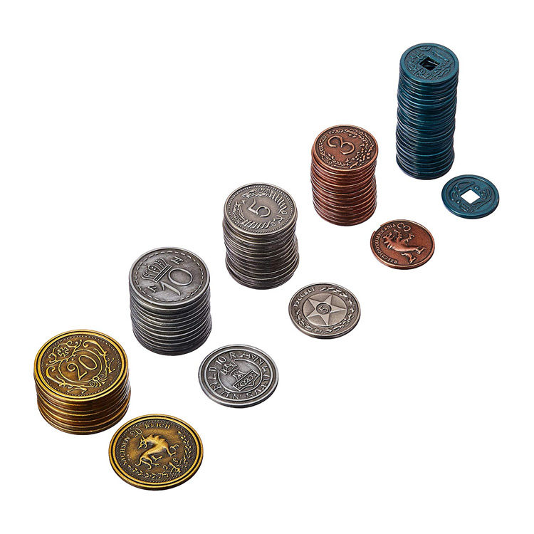 Prop Metal Coins for RPG and Games by Stonemaier