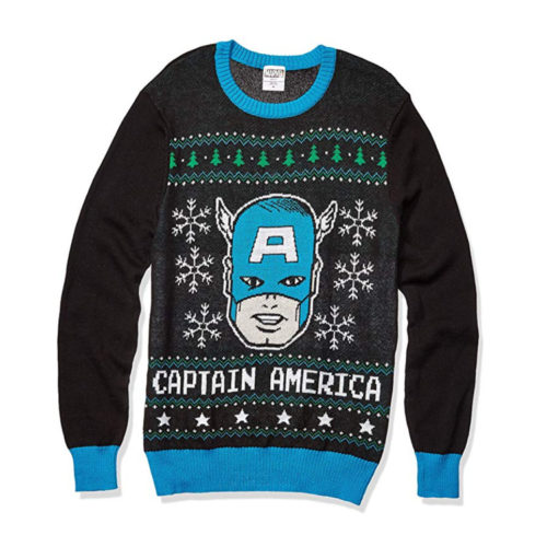 Marvel Captain America Ugly Christmas Sweater