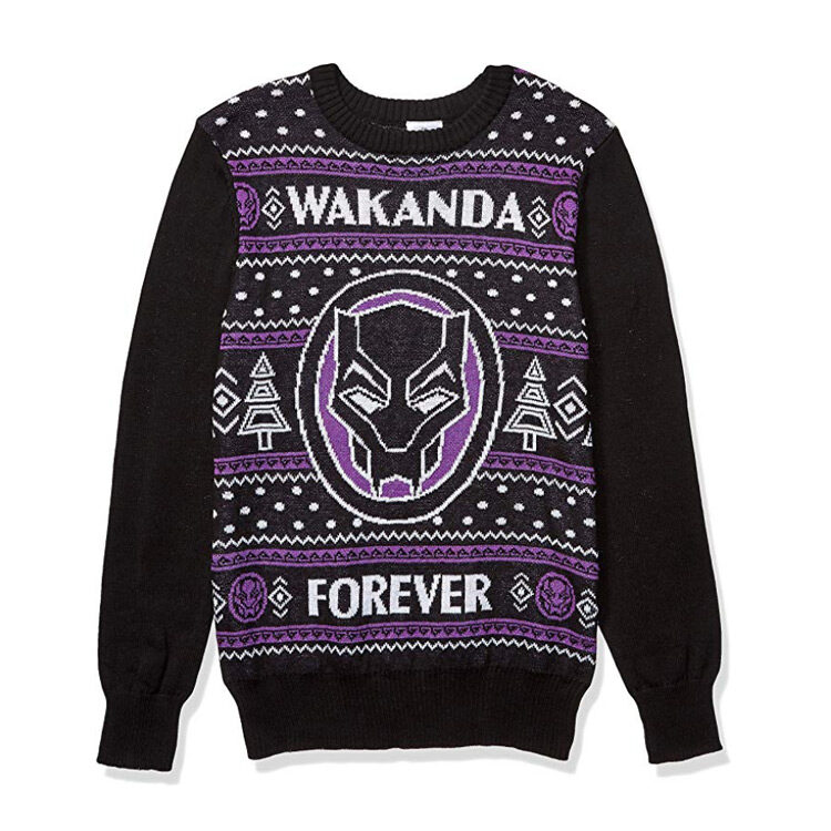 Black Panther Ugly Christmas Sweater by Marvel