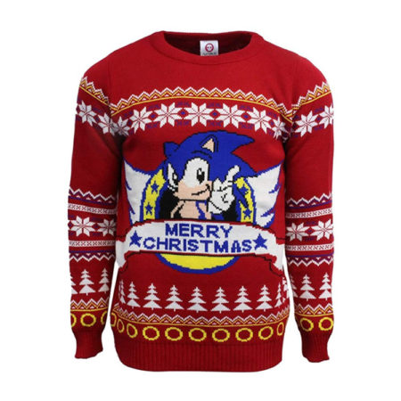 Sonic The Hedgehog Ugly Christmas Sweater