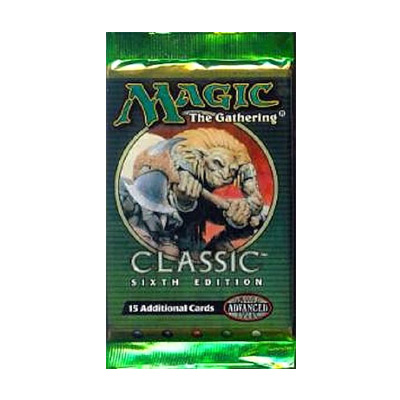 Magic the Gathering Sixth Edition Booster Pack