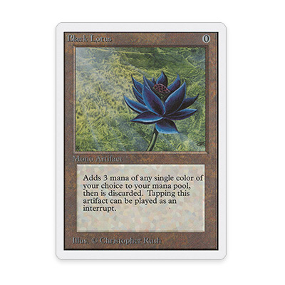 Magic the Gathering Sets: Powerful Nine. Black Lotus
