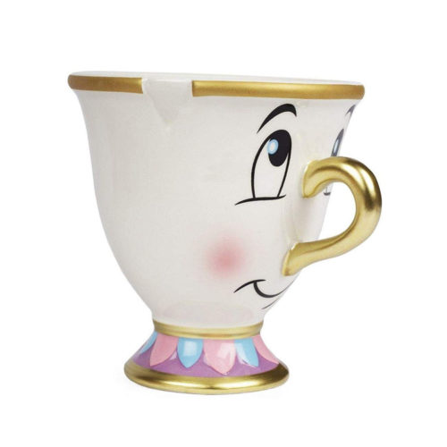 Beauty and the Beast Chip Mug with Gold Foil