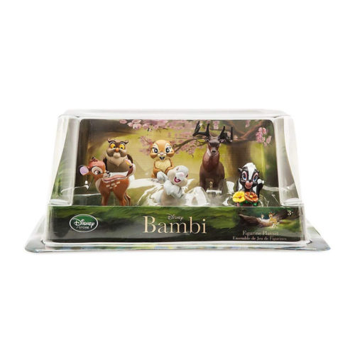 Collectible Disney Bambi Playset 7x Figures