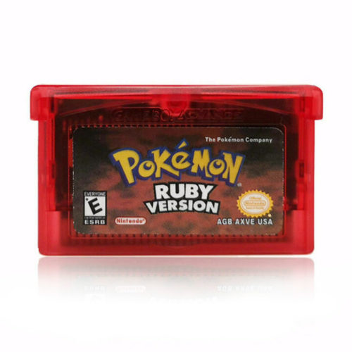 Game Boy Advance Pokemon Ruby GBA Game