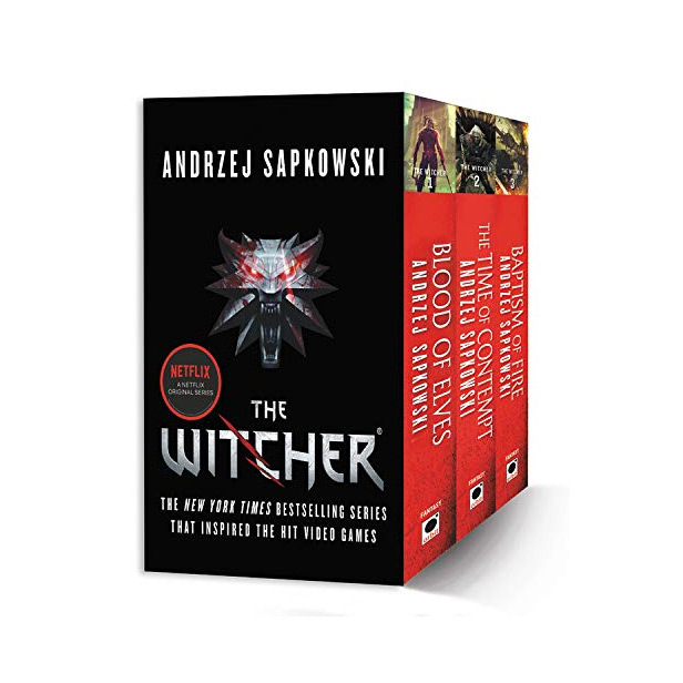 The Witcher Books Boxed Set: Blood of Elves, The Time of Contempt, Baptism of Fire