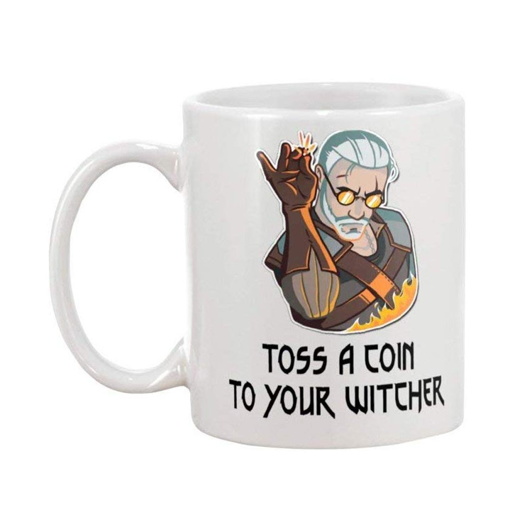 Toss a Coin to Your Witcher Coffee Mug