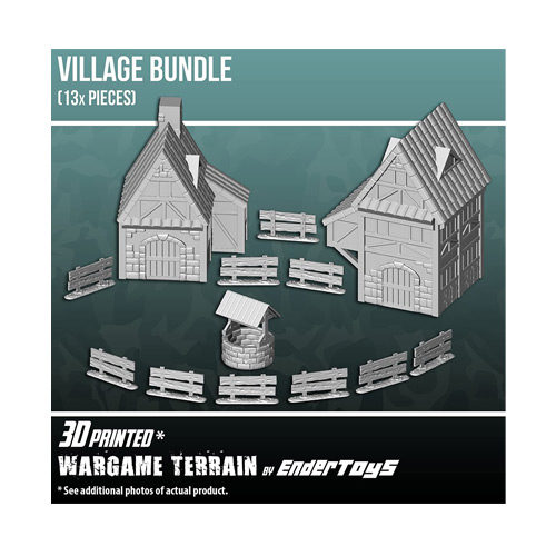Village Bundle Terrain Scenery for Tabletop