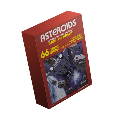 Atari Vintage Cartridges - Asteroids