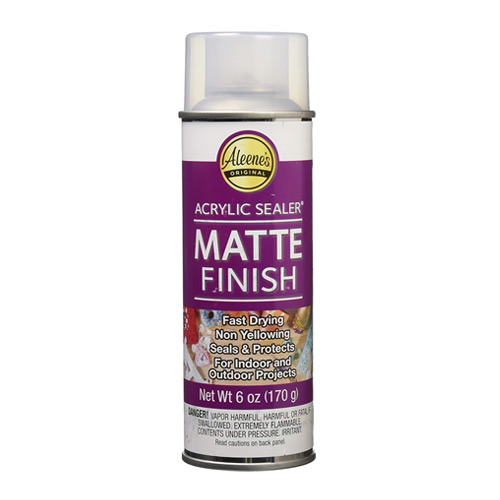 Spray Matte Finish 6oz Acrylic Sealer