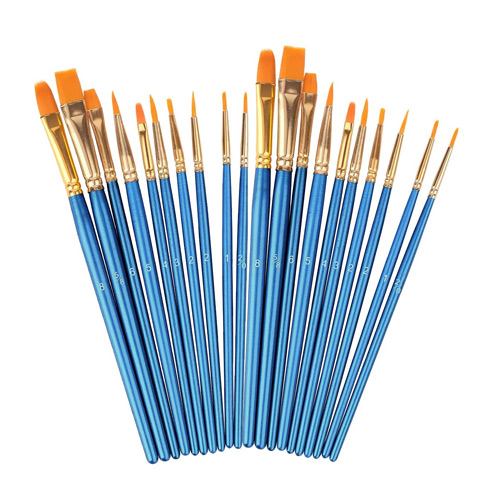 Acrylic Paint Brushes Set 20 Pcs