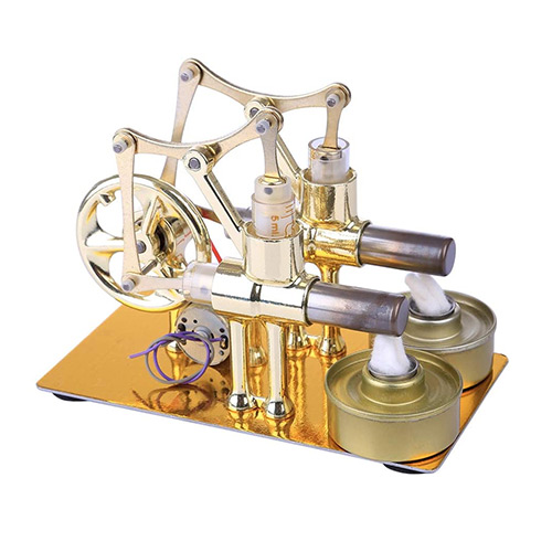 Double Cylinder Stirling Engine