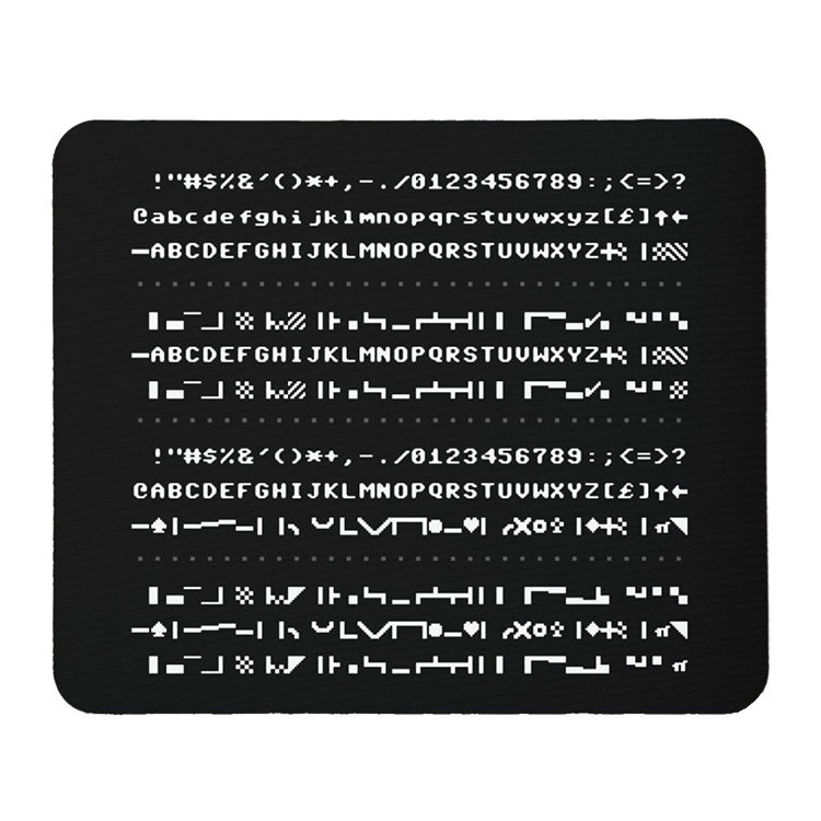 PETSCII Commodore Business ASCII Mouse Pad