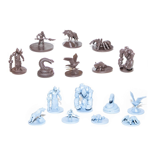 40 Wild Creatures Unpainted Miniatures