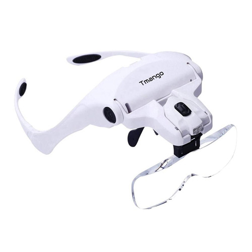 Magnifying Headset Glasses with Lights