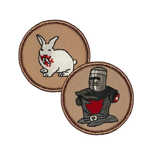 Killer Rabbit Patch & Armless Knight 2" Patches