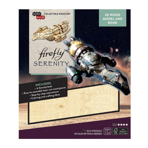 Firefly Serenity 3D Wood Puzzle & Model Figure Kit