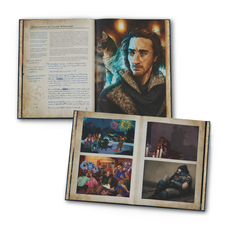 Critical Role: Chronicles of Exandria Vol 1 Deluxe - Inside pages