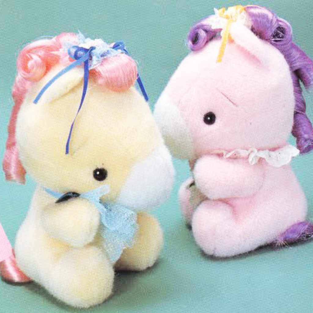 Takara Plush Toy Ponies Pinky and Milky