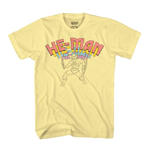 Masters of the Universe light Yellow He-Man T-Shirt