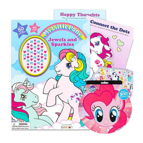 My Little Pony G1 Coloring Book with Stickers