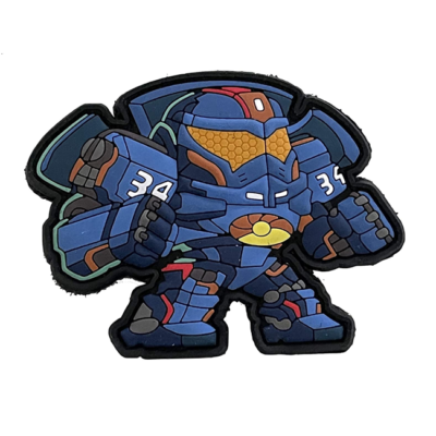 Pacific Rim Danger Patch Iron on Patch