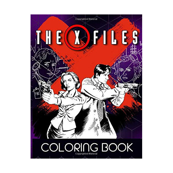 Download The X Files Coloring Book For Stress Relief Retrogeek Toys