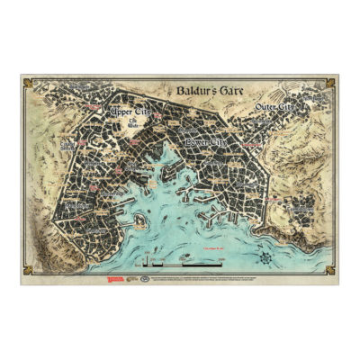 Baldur's Gate: Descent into Avernus Map Poster