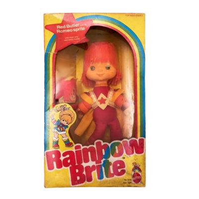 Vintage Rainbow Brite Doll Mattel Red Butler 1983