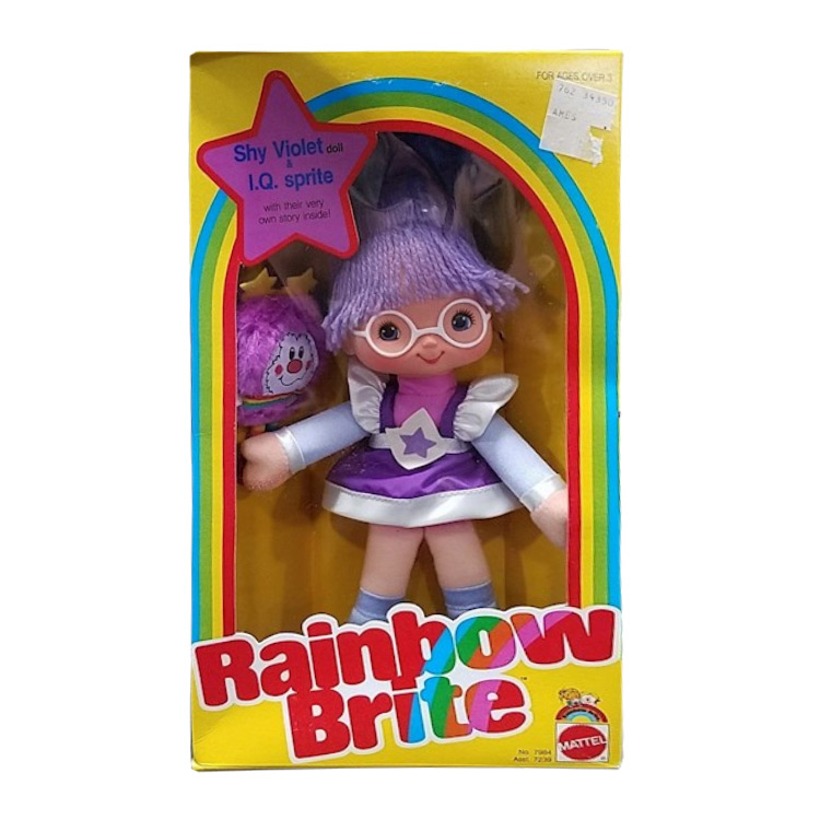 Vintage Rainbow Brite Shy Violet Doll 1983