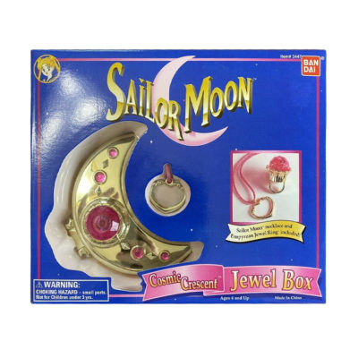 Vintage Sailor Moon Sailor Cosmic Crescent Jewel Box Bandai 1995