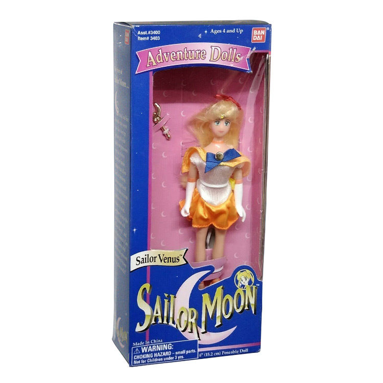 Sailor Moon Vintage Doll Bandai 1995 - Adventure Dolls Sailor Venus