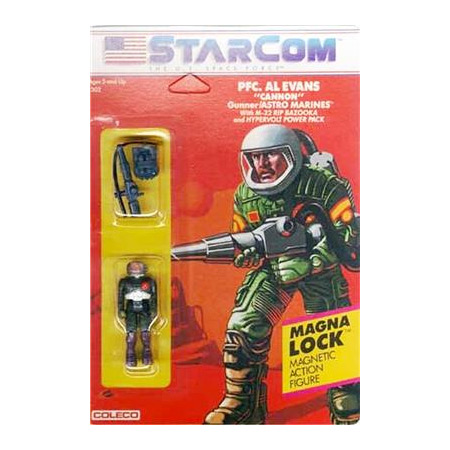 StarCom Vintage Figures: 1986 SF Astro Marines - Pfc. Al "Cannon" Evans