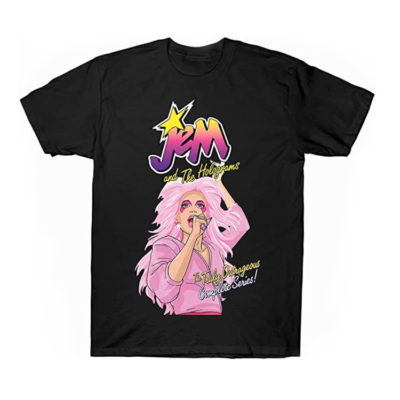 Jem and The Holograms T-Shirt in Black