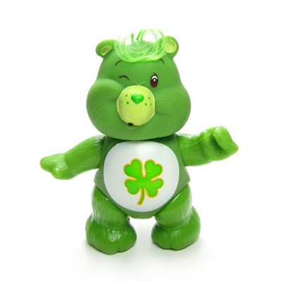 Care Bears Vintage Toys - Poseables - Good Luck Bear