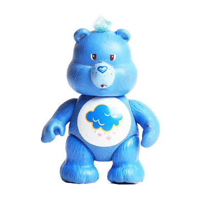 Care Bears Vintage Toys - Poseables - Grumpy Bear