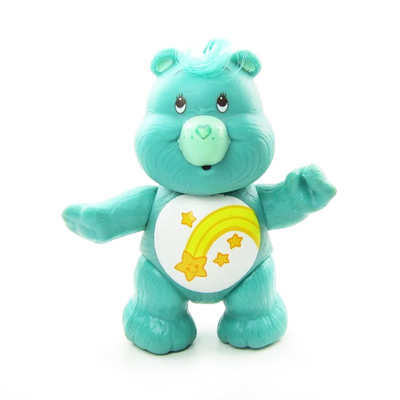 Care Bears Vintage Toys - Poseables - Wish Bear