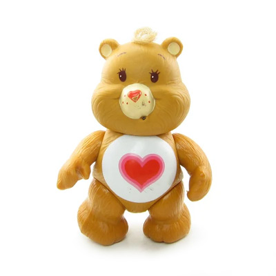Care Bears Vintage Toys - Poseables - Tenderheart