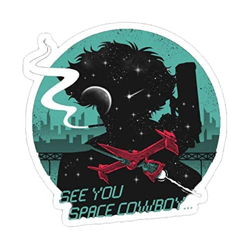 See You Space Cowboy! Spike Cowboy Bebop Sticker