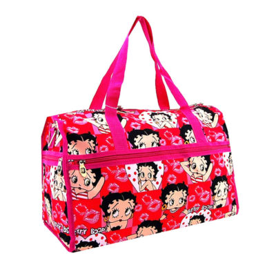 Betty Boop Large Duffel Bag with Ring