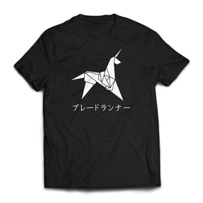 Origami Blade Runner Unicorn Graphic T-Shirt by Revel Shore