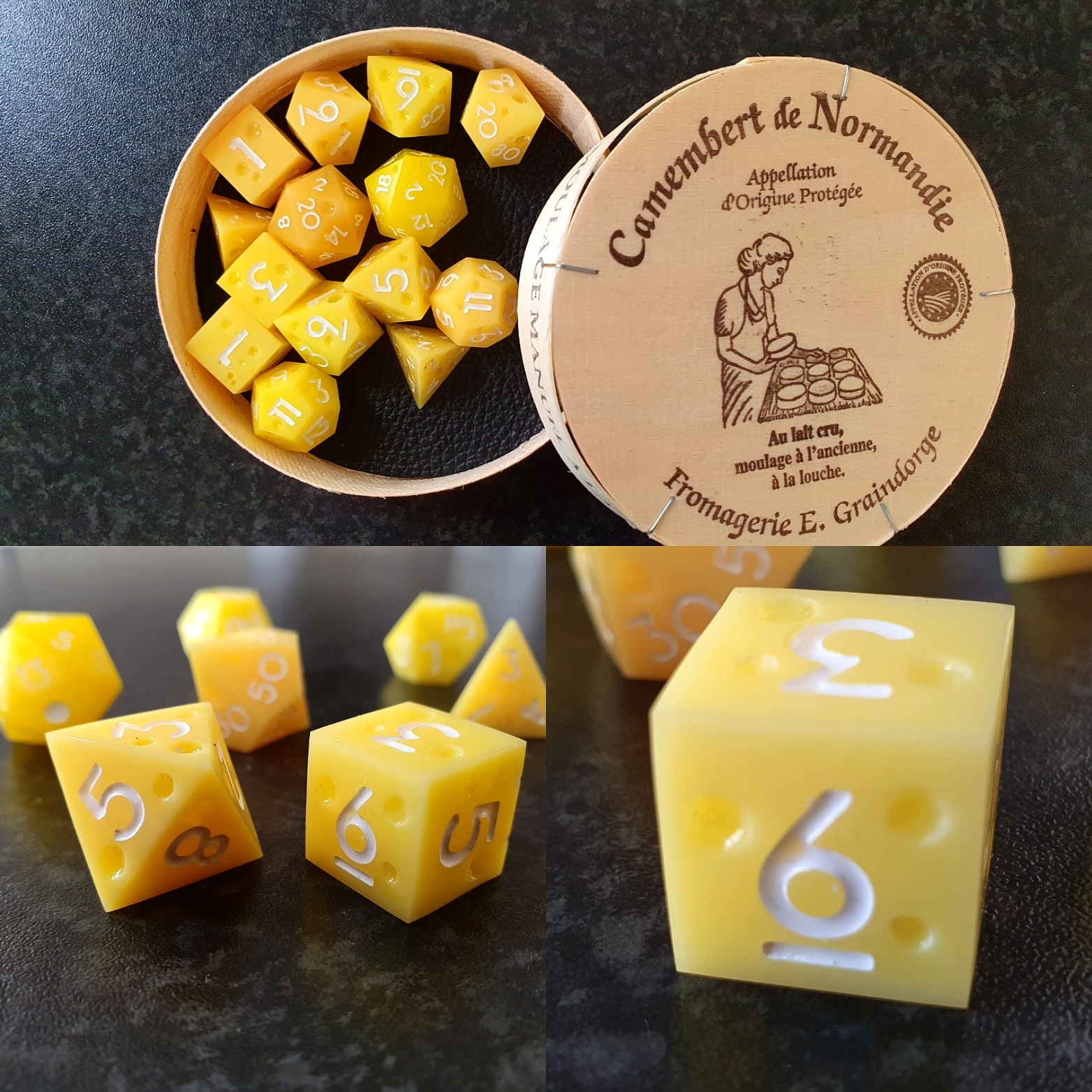 The true story behind cheese dice sets for D&D