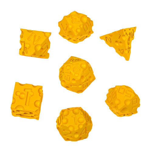 3D printed Cheese dice
