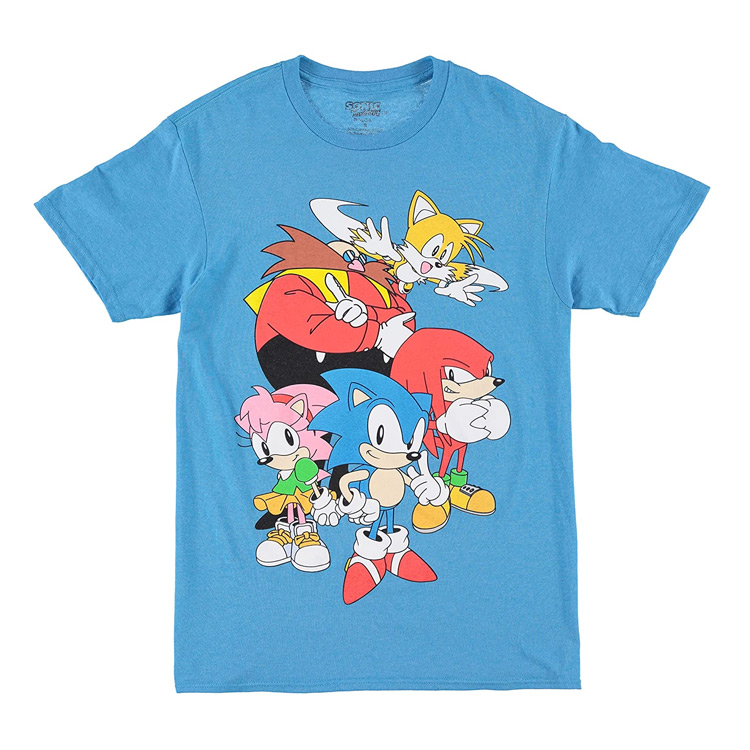 sekundær Valg aftale Sonic the Hedgehog, Tails, and Knuckles T-Shirt - RetroGeek Toys
