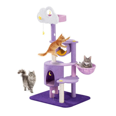 Purple Cat Activity Tree Furniture